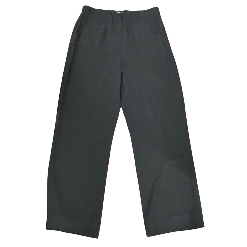 Lafayette 148 New York Studio Black Wide-Leg Pants | Size 12 | NWT